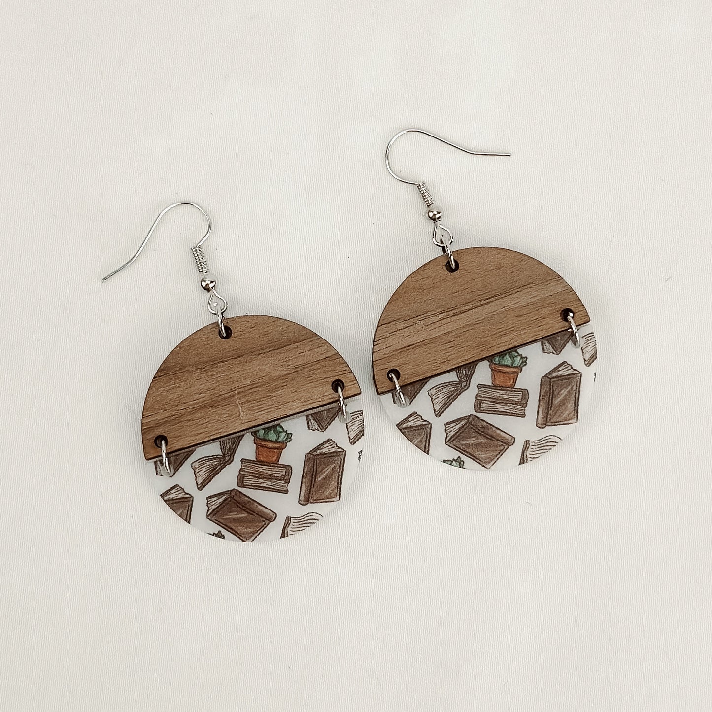 Book Lover Dangle - Earrings