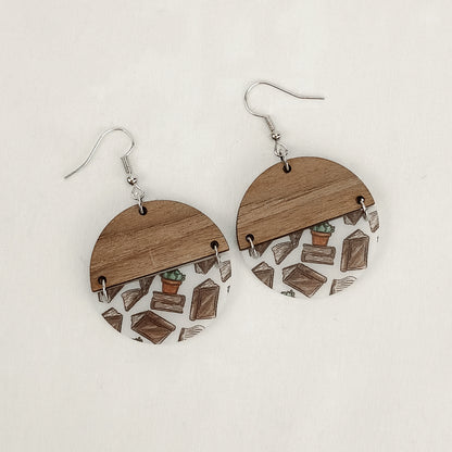 Book Lover Dangle - Earrings