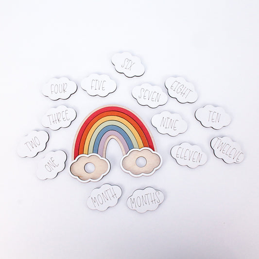Rainbow Baby Monthly Markers