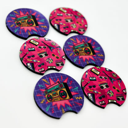 Car Coaster Set  - 80s Vibes