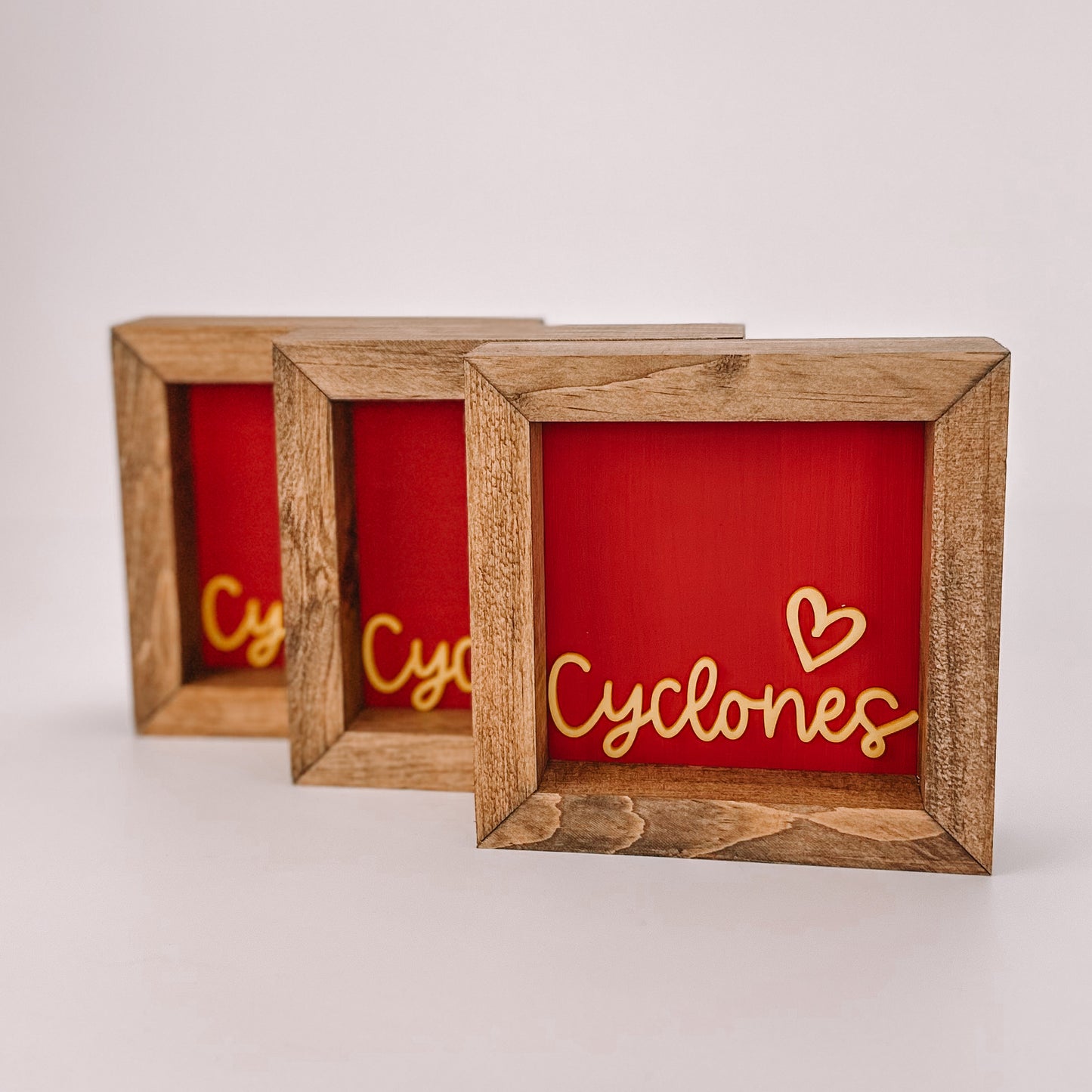 Cyclones - 6" SS Square Sign