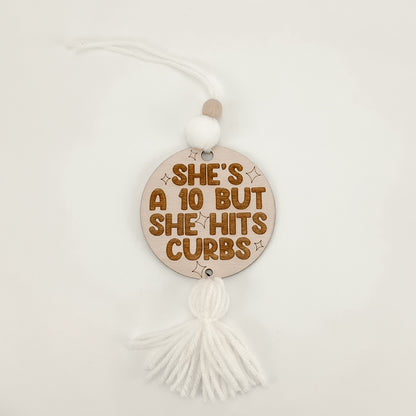 Hits Curbs - Mirror Adornment