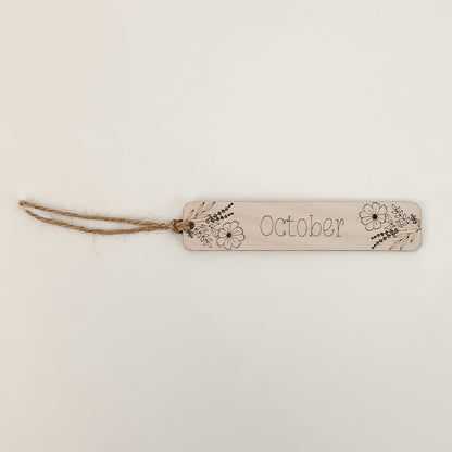 October Birthflower - Bookmark