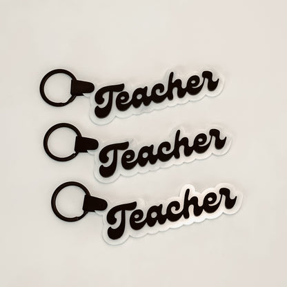 Teacher - Acrylic Keychain