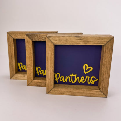 Panthers - 6" SS Square Sign