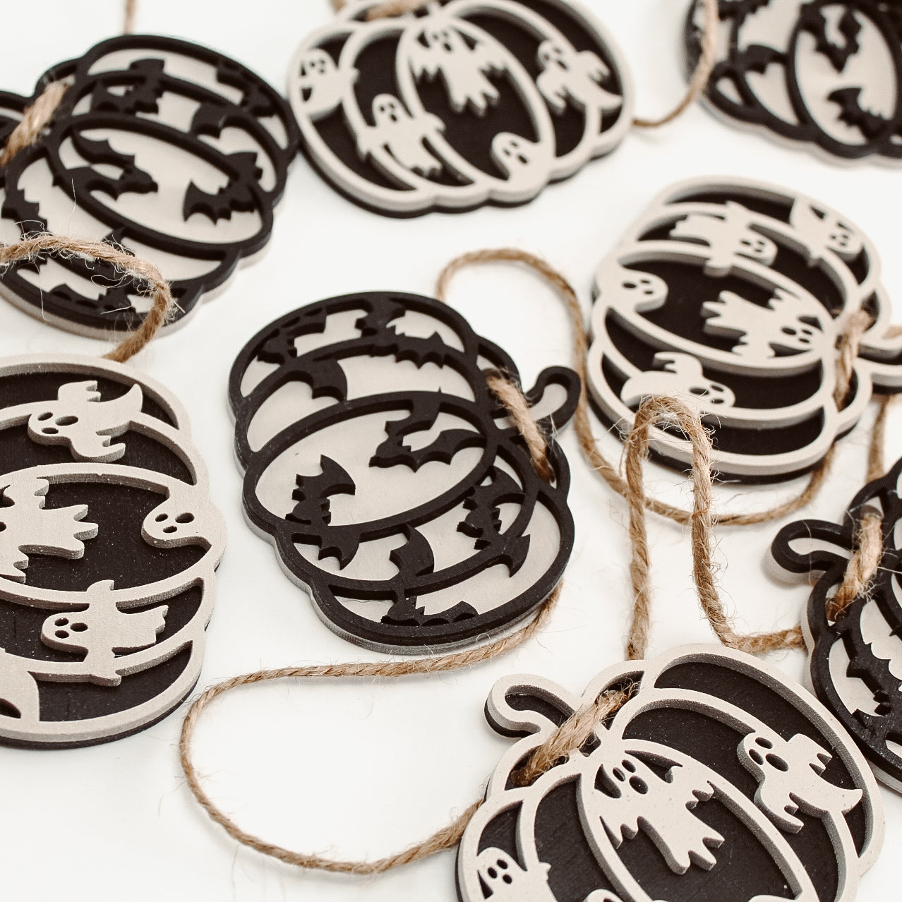 Bats & Ghosts Garland