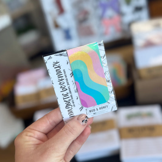Colorful Swirls - Magnetic Bookmark