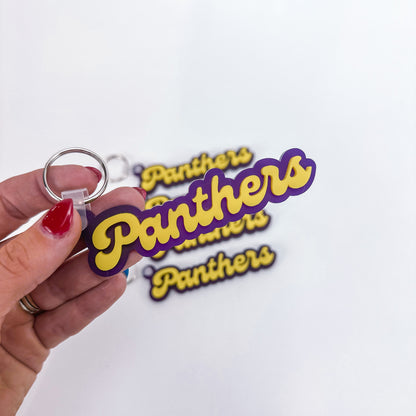 Panthers - School Spirit Acrylic Keychain