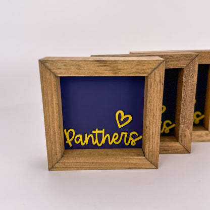 Panthers - 6" SS Square Sign