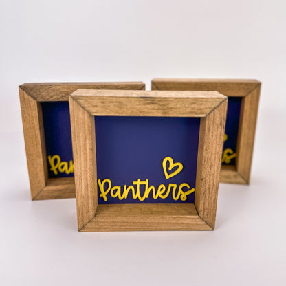 Panthers - 6" SS Square Sign