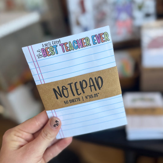Best Teacher Ever - Notepad