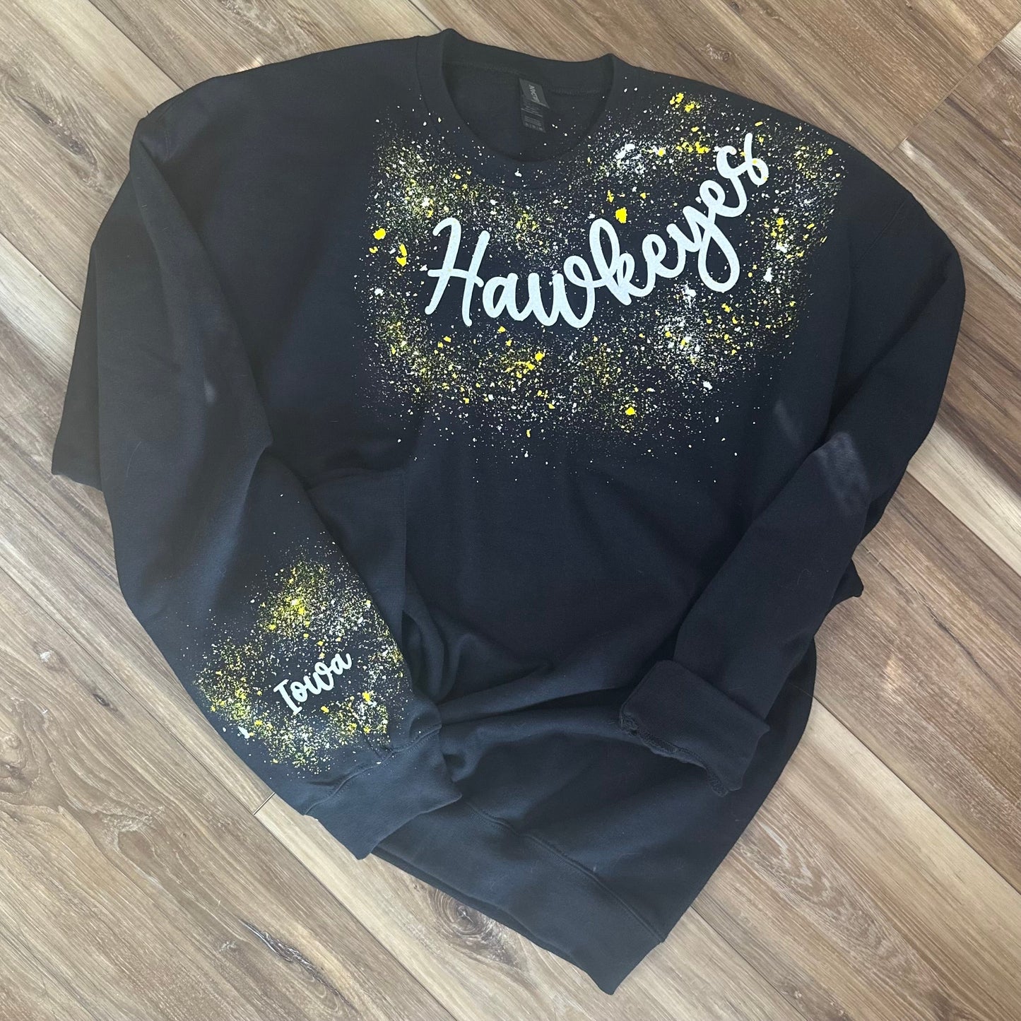 Hawkeyes Confetti Sweatshirt NEW STYLE