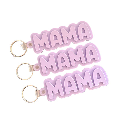 MAMA - Acrylic Solid Color Keychain