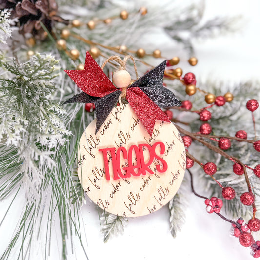 Tigers Glitter Ornament