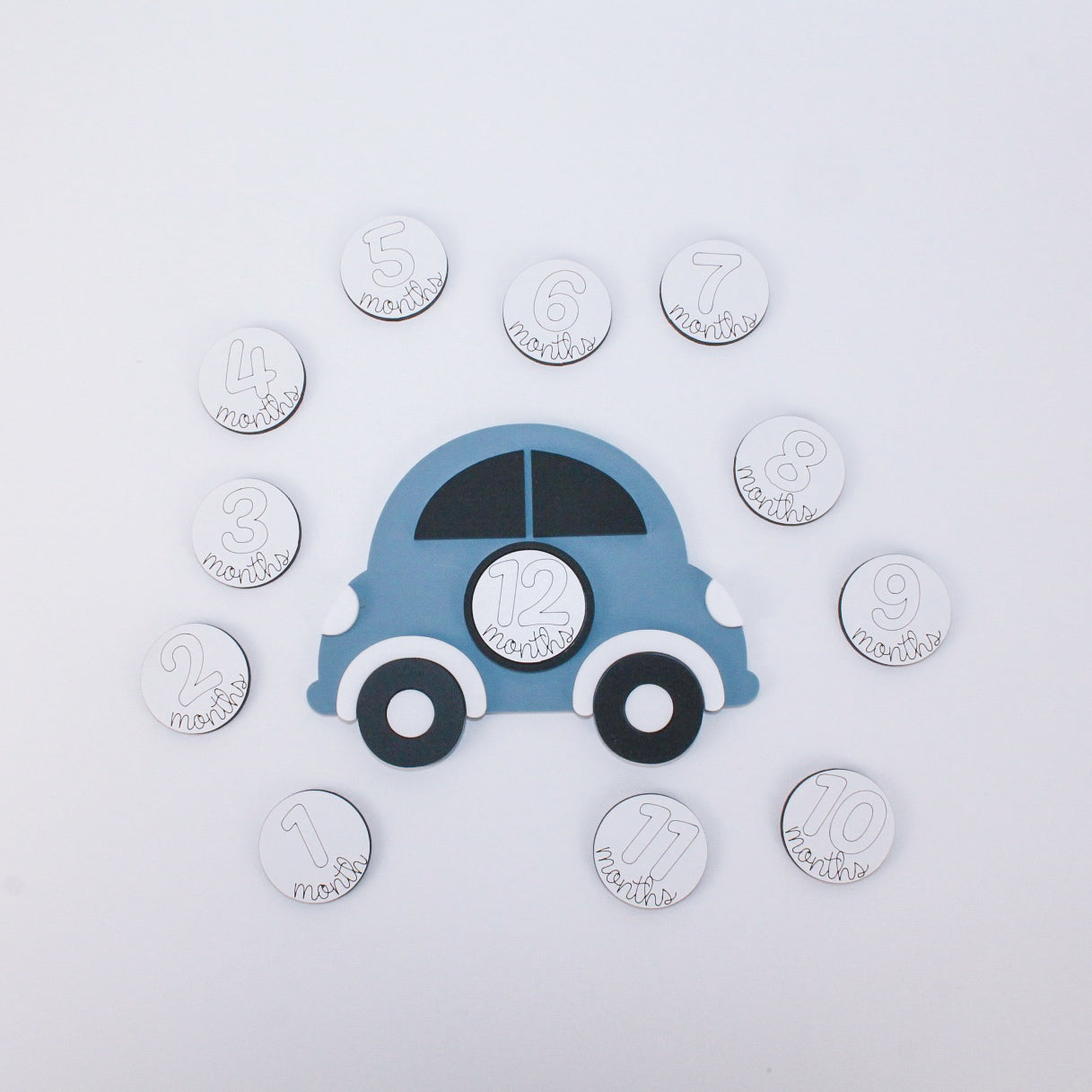 Beep Beep Baby Monthly Markers