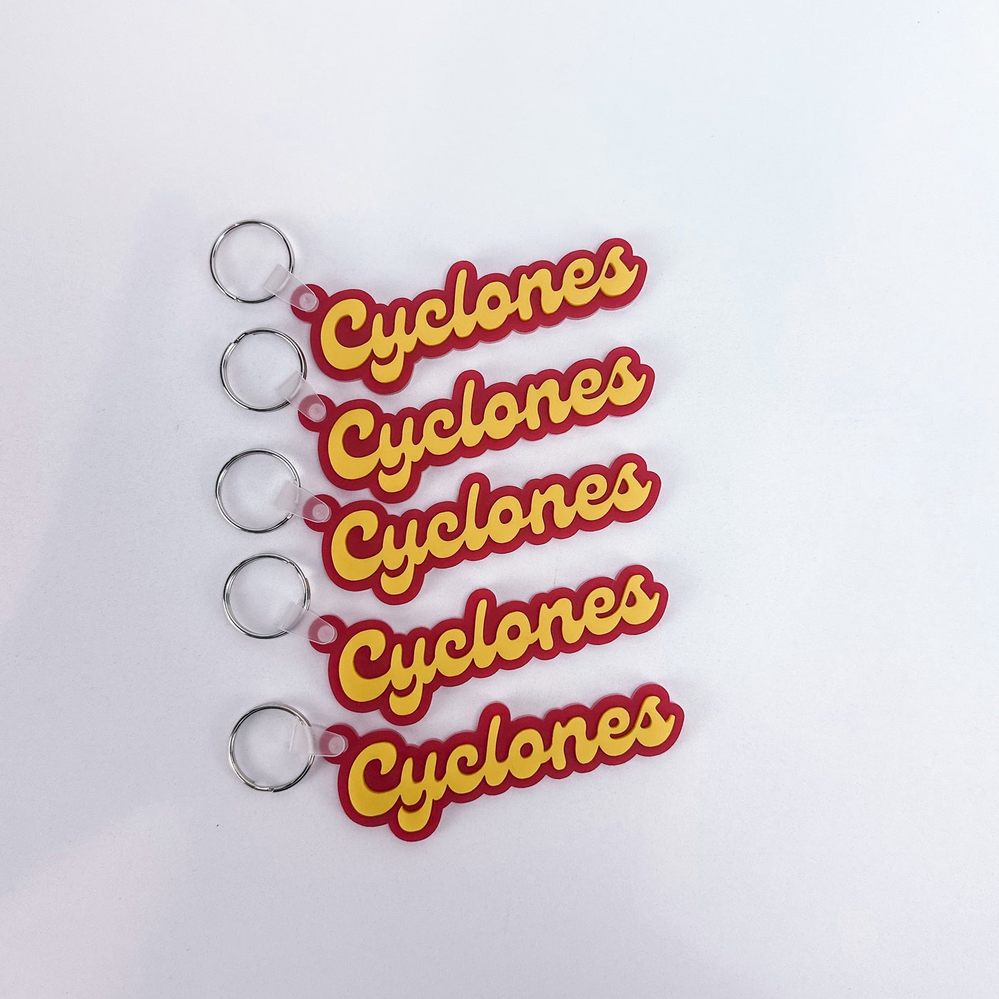 Cyclones - School Spirit Acrylic Keychain