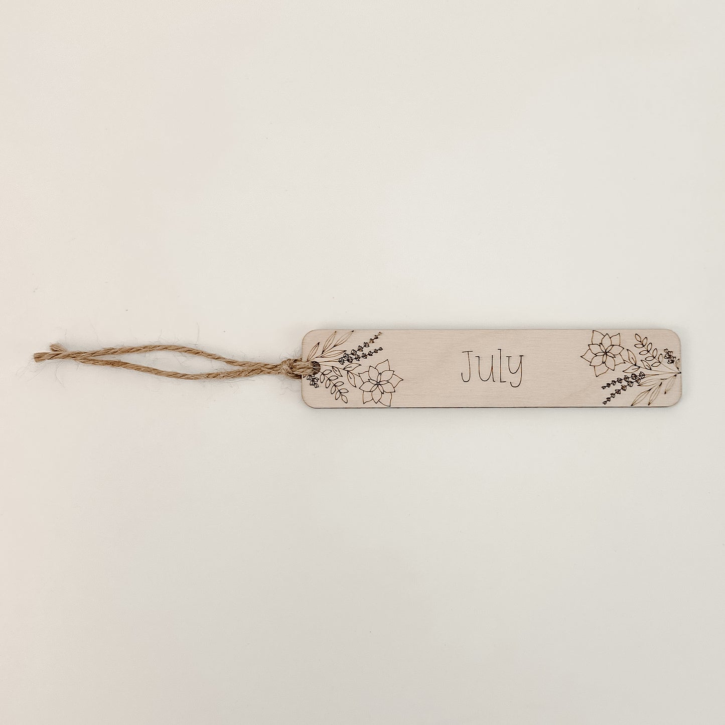 July Birthflower - Bookmark