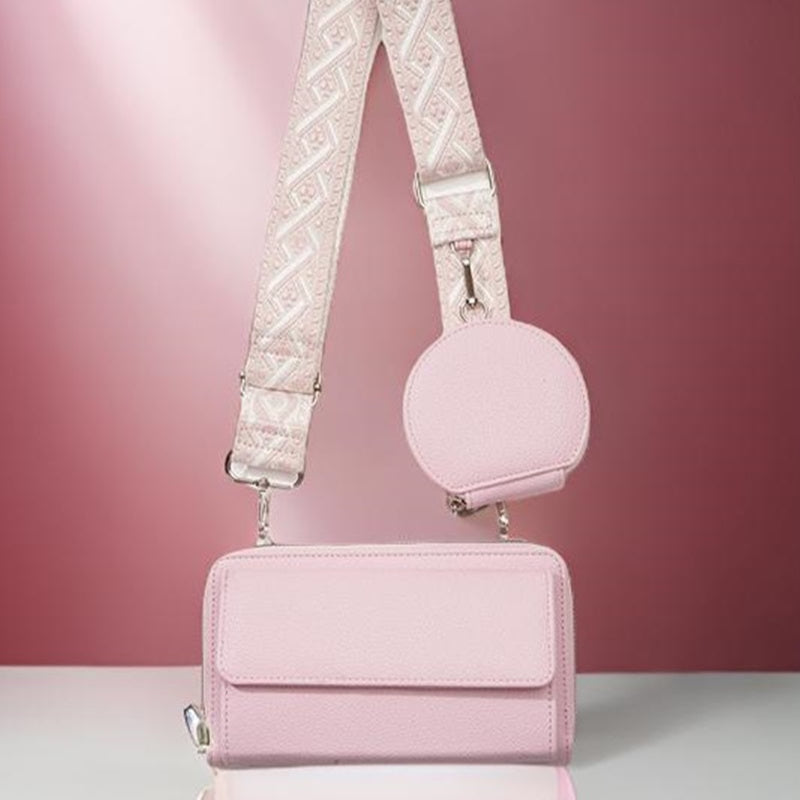Crossbody Wallet - Pink