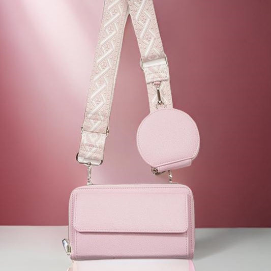 Crossbody Wallet - Pink