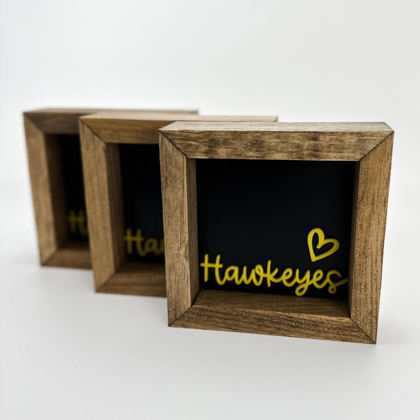 Hawkeyes - 6" SS Square Sign