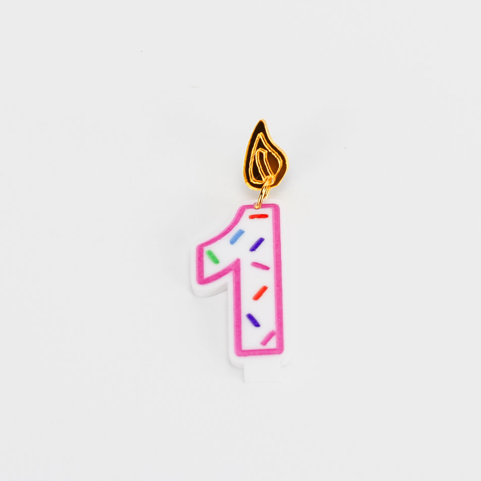 Birthday Candle Earrings