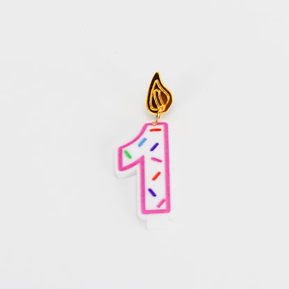 Birthday Candle Earrings