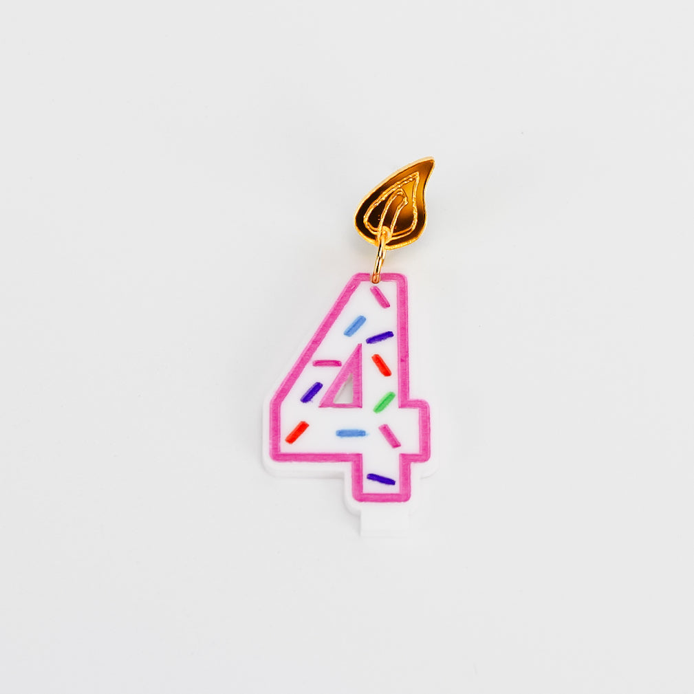 Birthday Candle Earrings