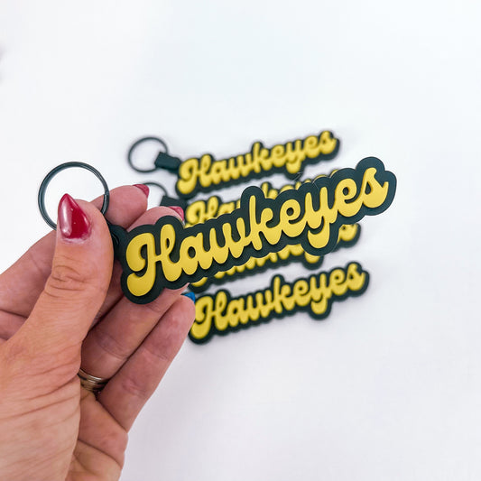 Hawkeyes - School Spirit Acrylic Keychain