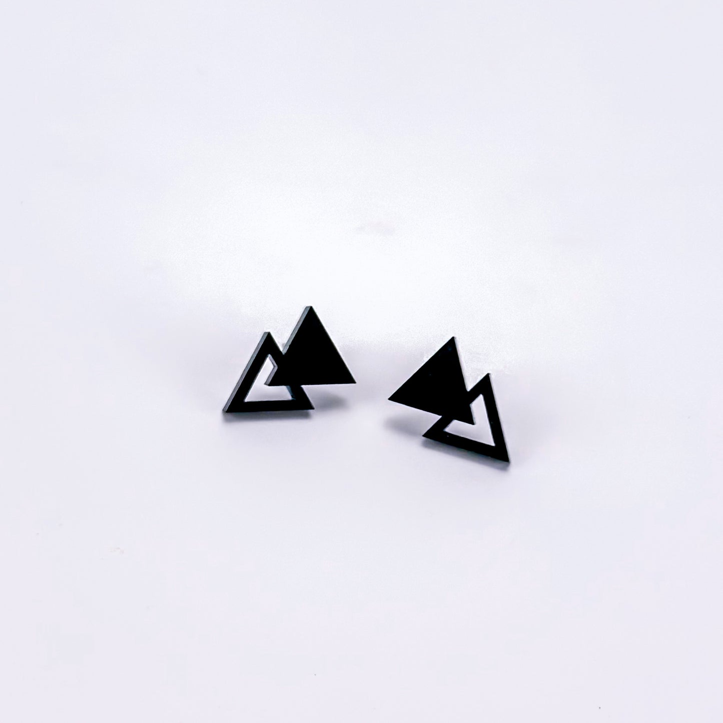Double Triangle - Acrylic Studs