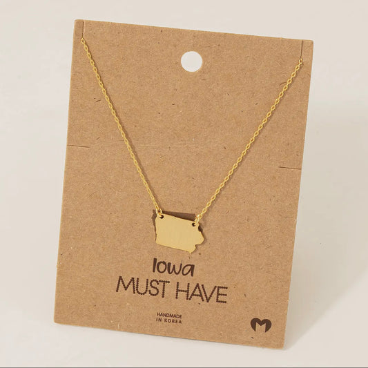 State of Iowa - Necklace
