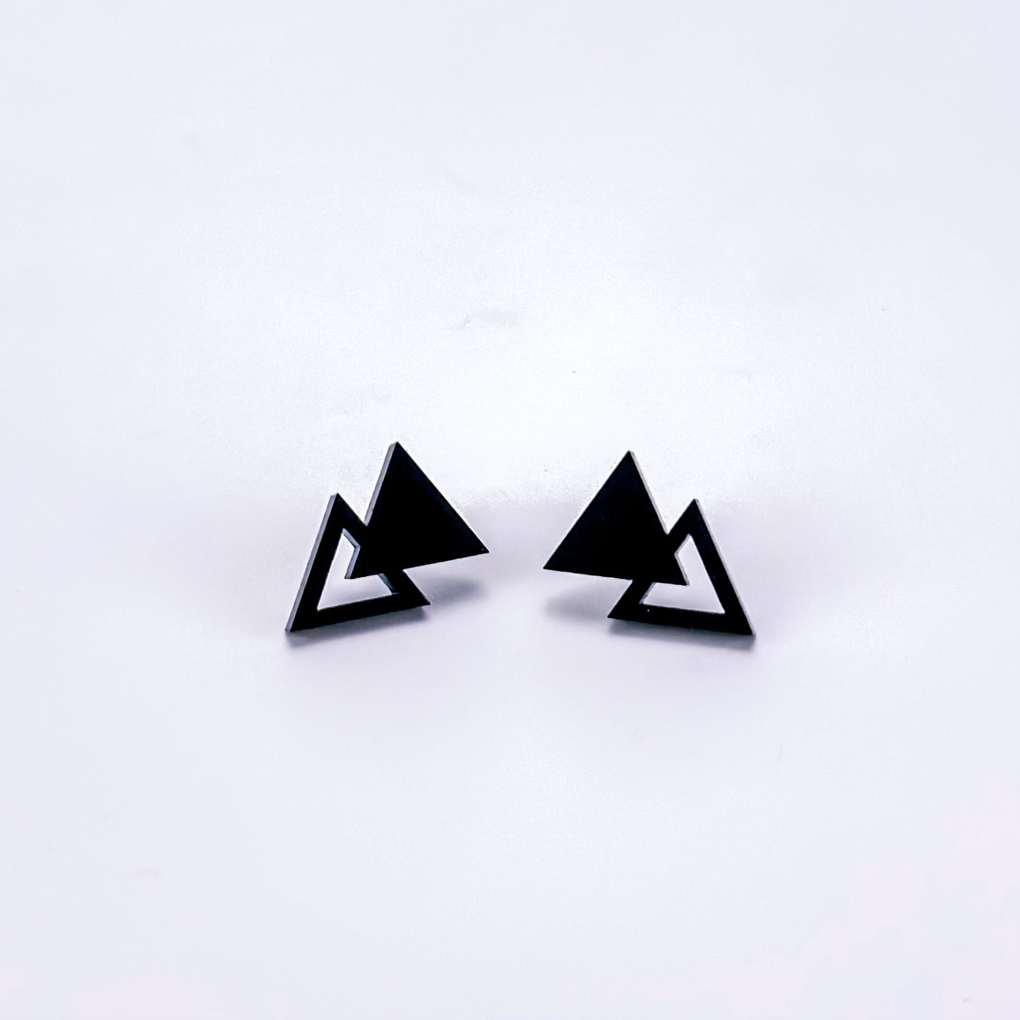 Double Triangle - Acrylic Studs