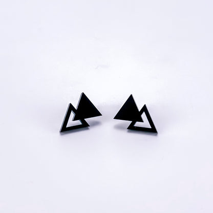 Double Triangle - Acrylic Studs