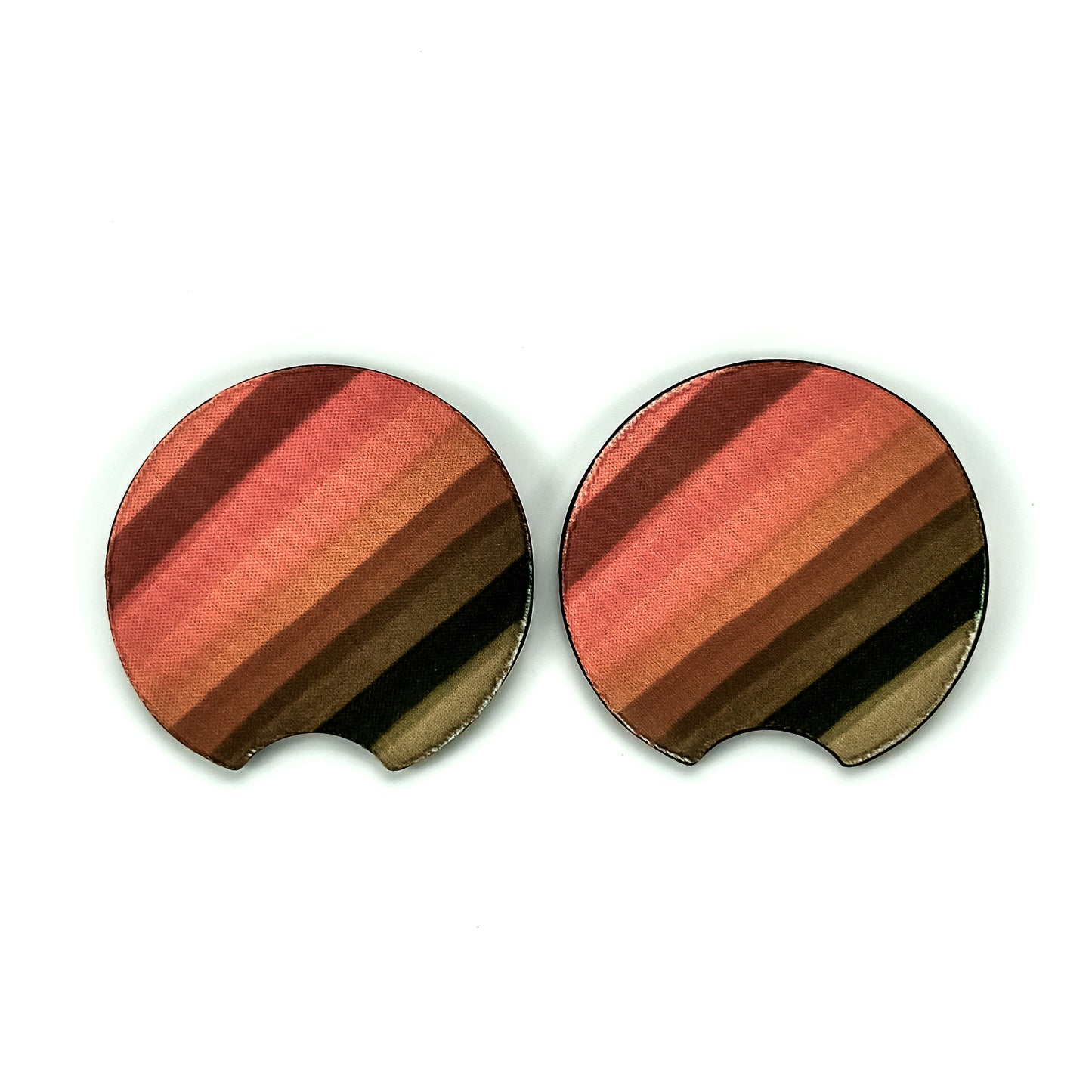 Car Coaster Set  - Sunset Stripes