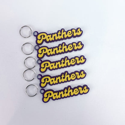 Panthers - School Spirit Acrylic Keychain