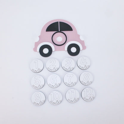 Beep Beep Baby Monthly Markers