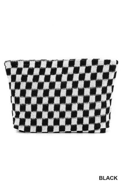 Checkered - Cosmetic Bag