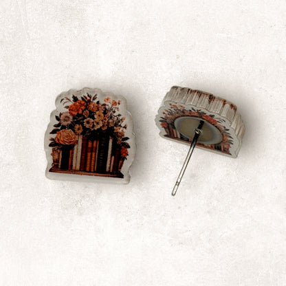 Floral Bookshelf Studs