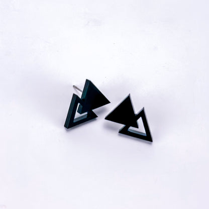 Double Triangle - Acrylic Studs