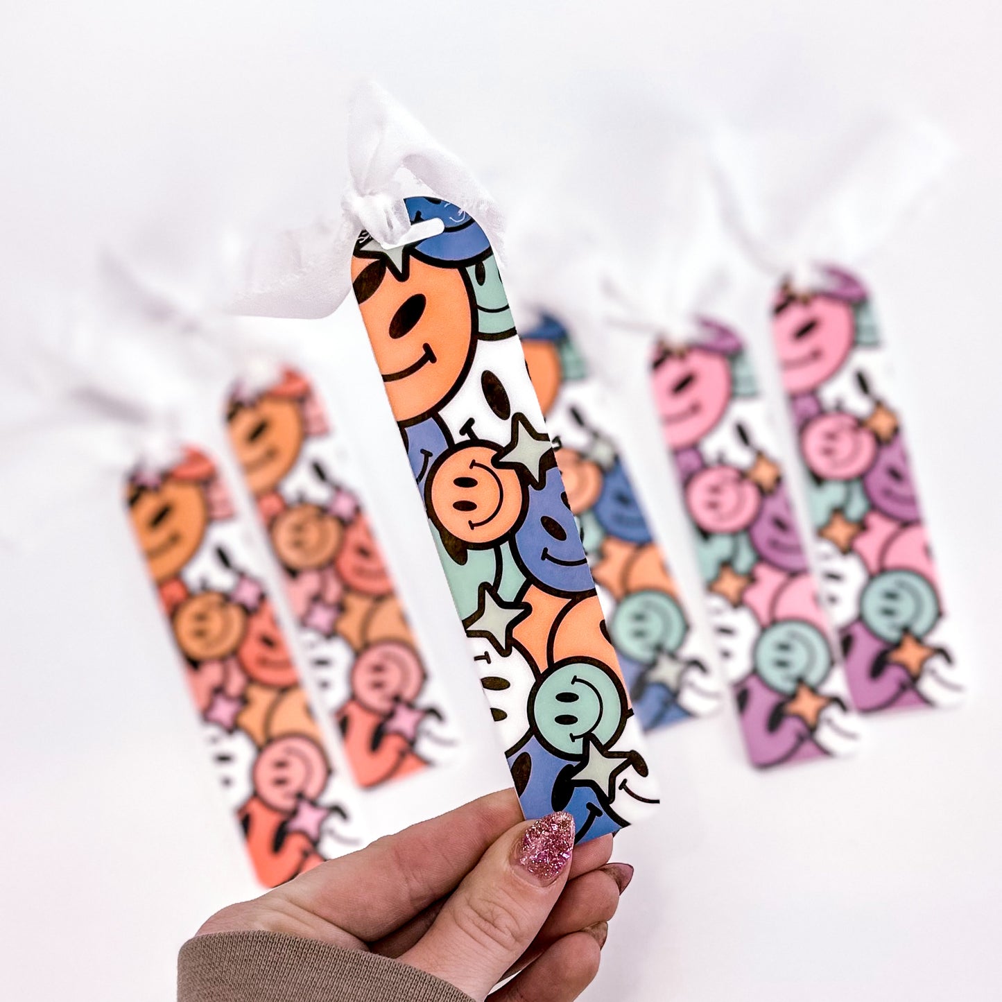 Blue Smiley - Bookmark