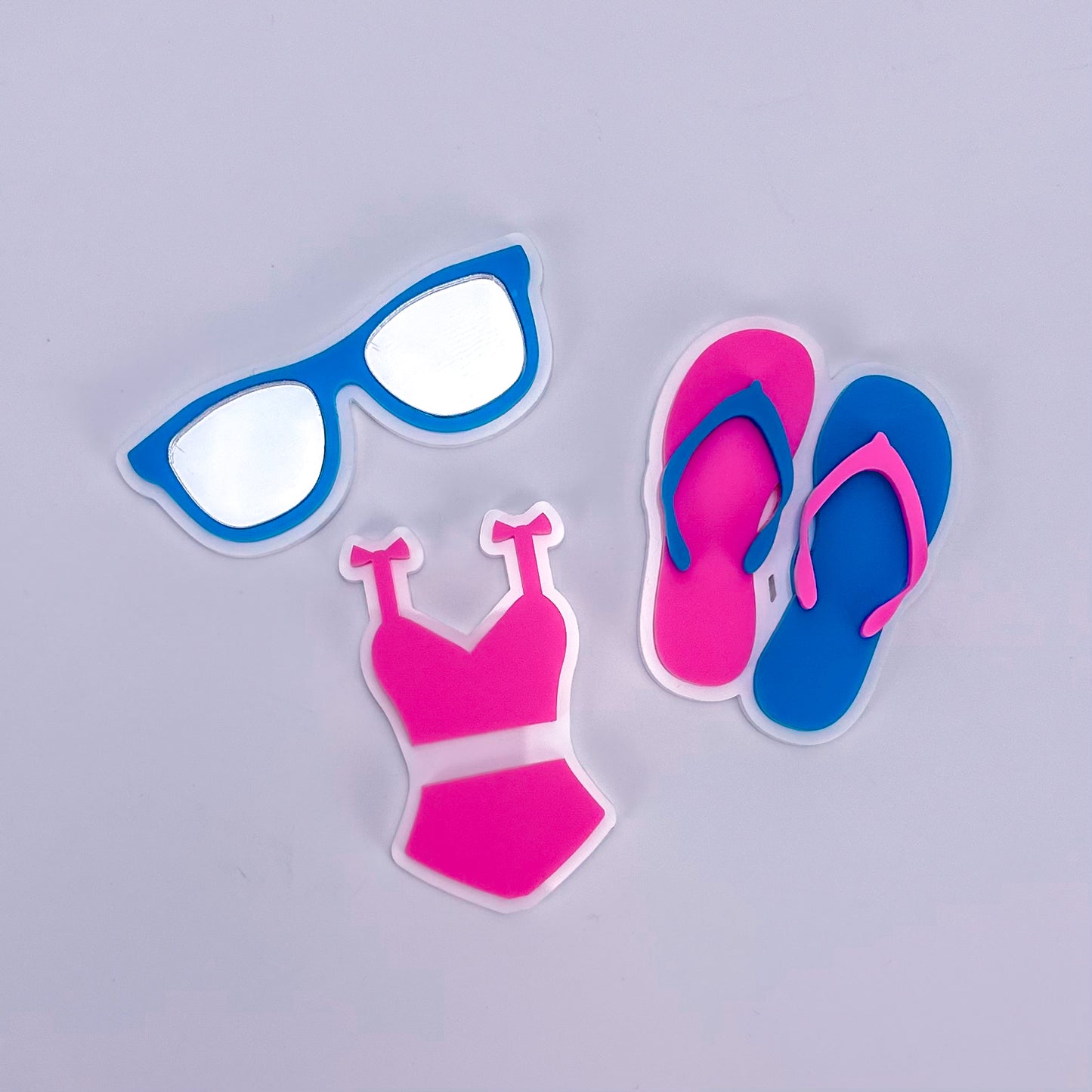 Summer Vibes - Acrylic Magnet Set