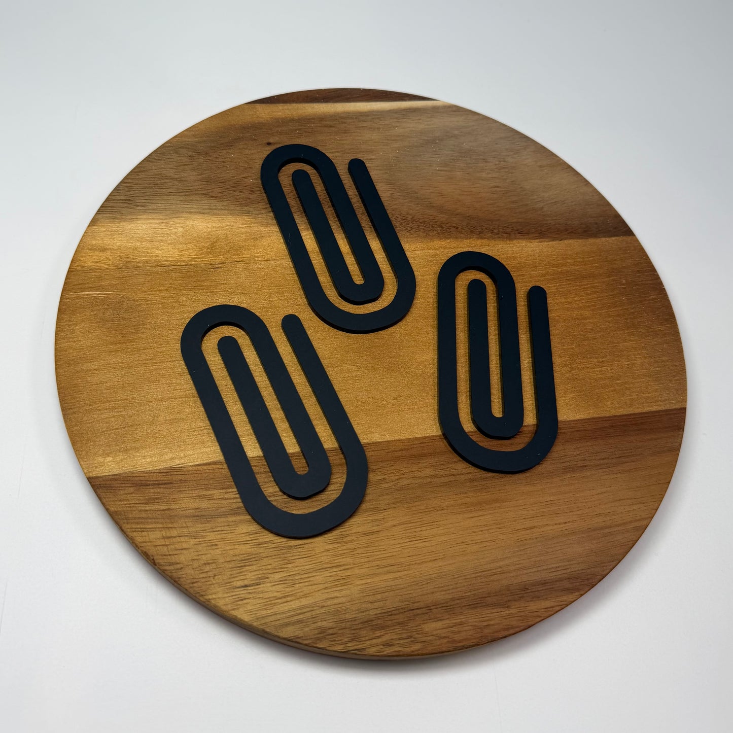 Black Oversized Paperclip