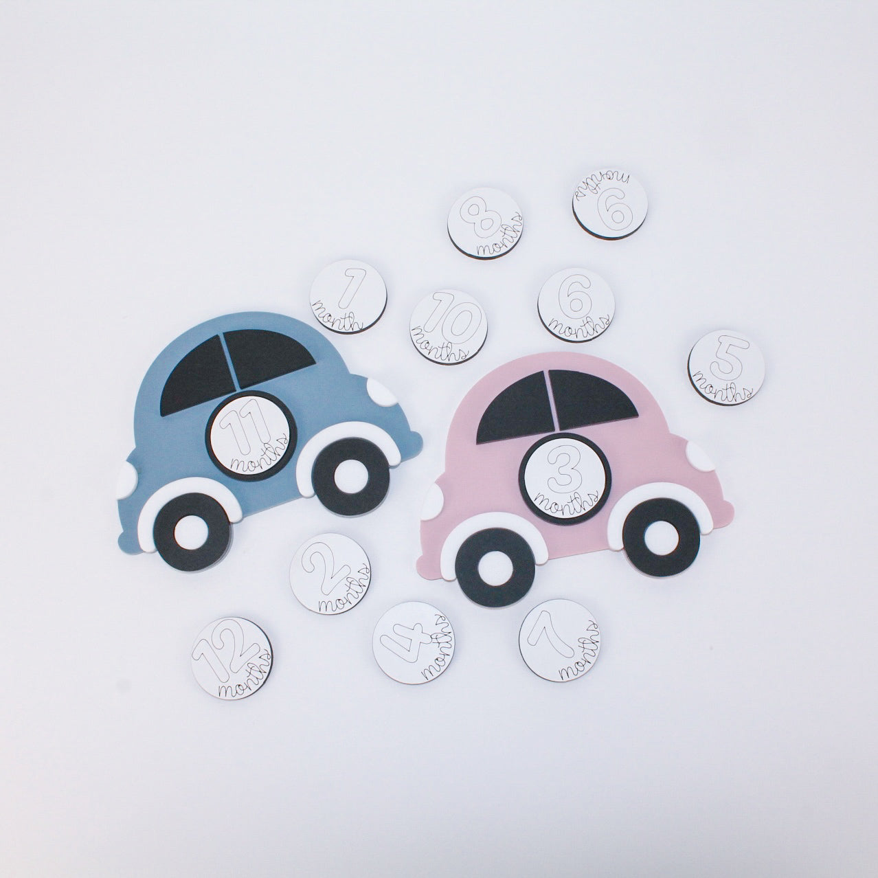 Beep Beep Baby Monthly Markers