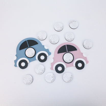 Beep Beep Baby Monthly Markers