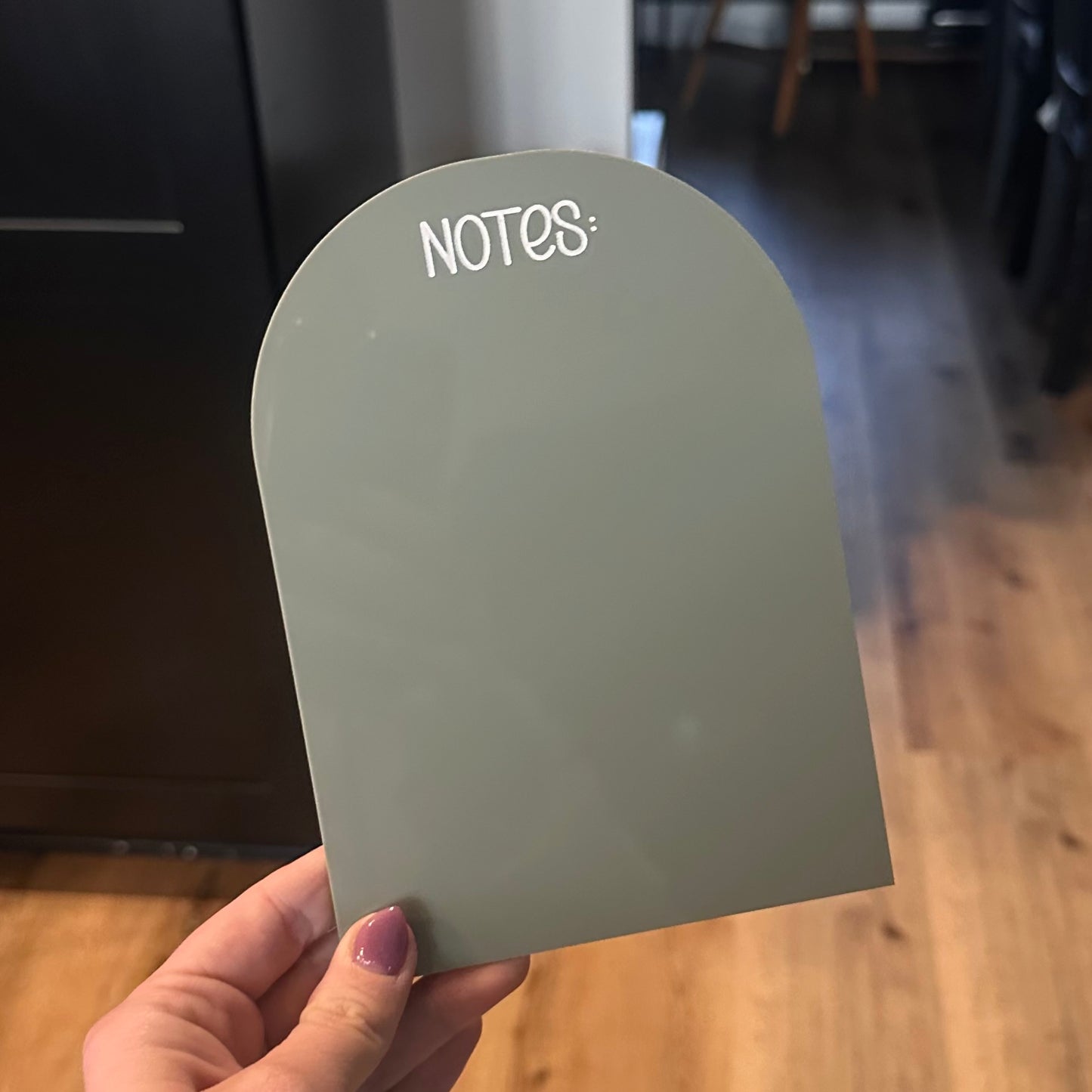 Arched Dry Erase Board