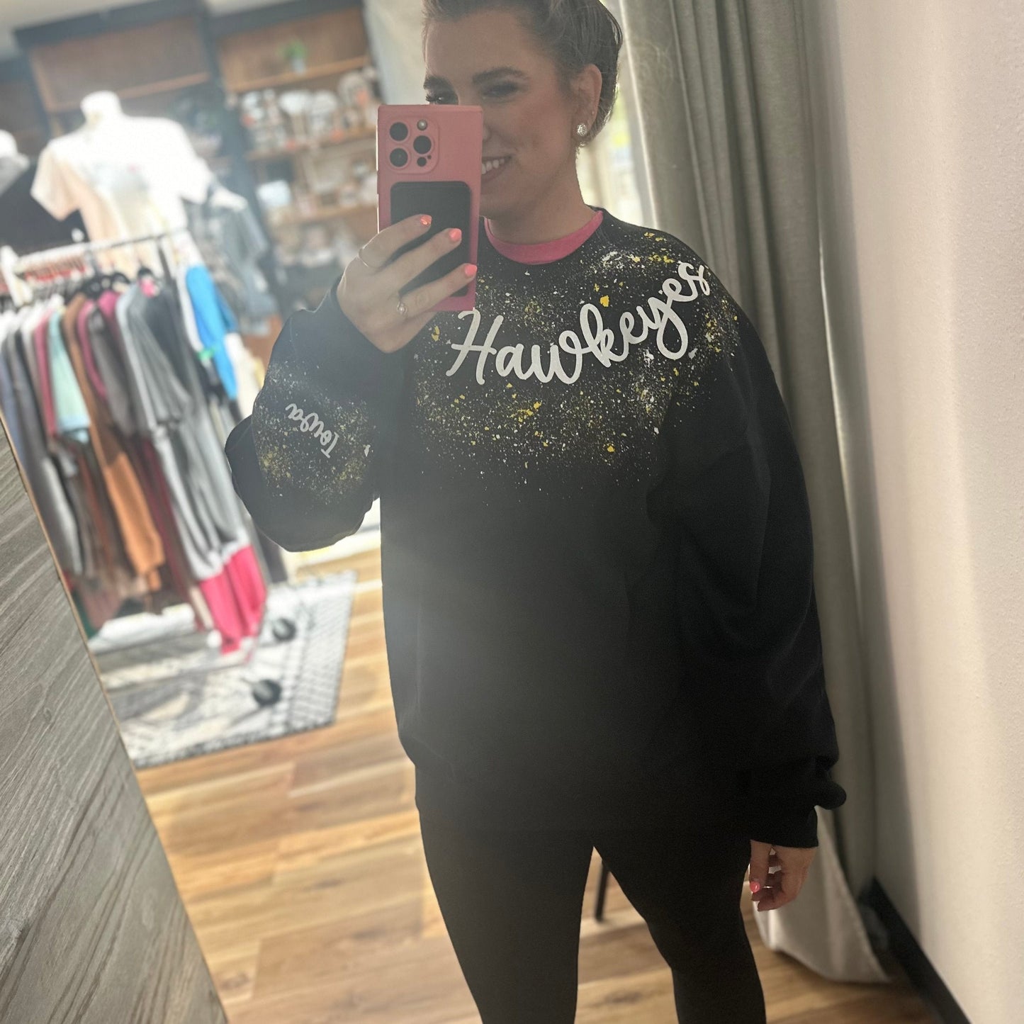 Hawkeyes Confetti Sweatshirt NEW STYLE