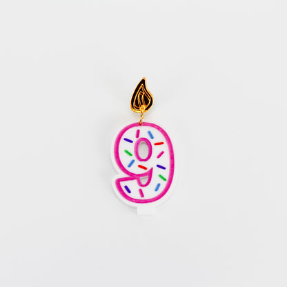 Birthday Candle Earrings