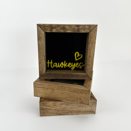 Hawkeyes - 6" SS Square Sign