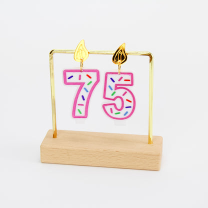Birthday Candle Earrings