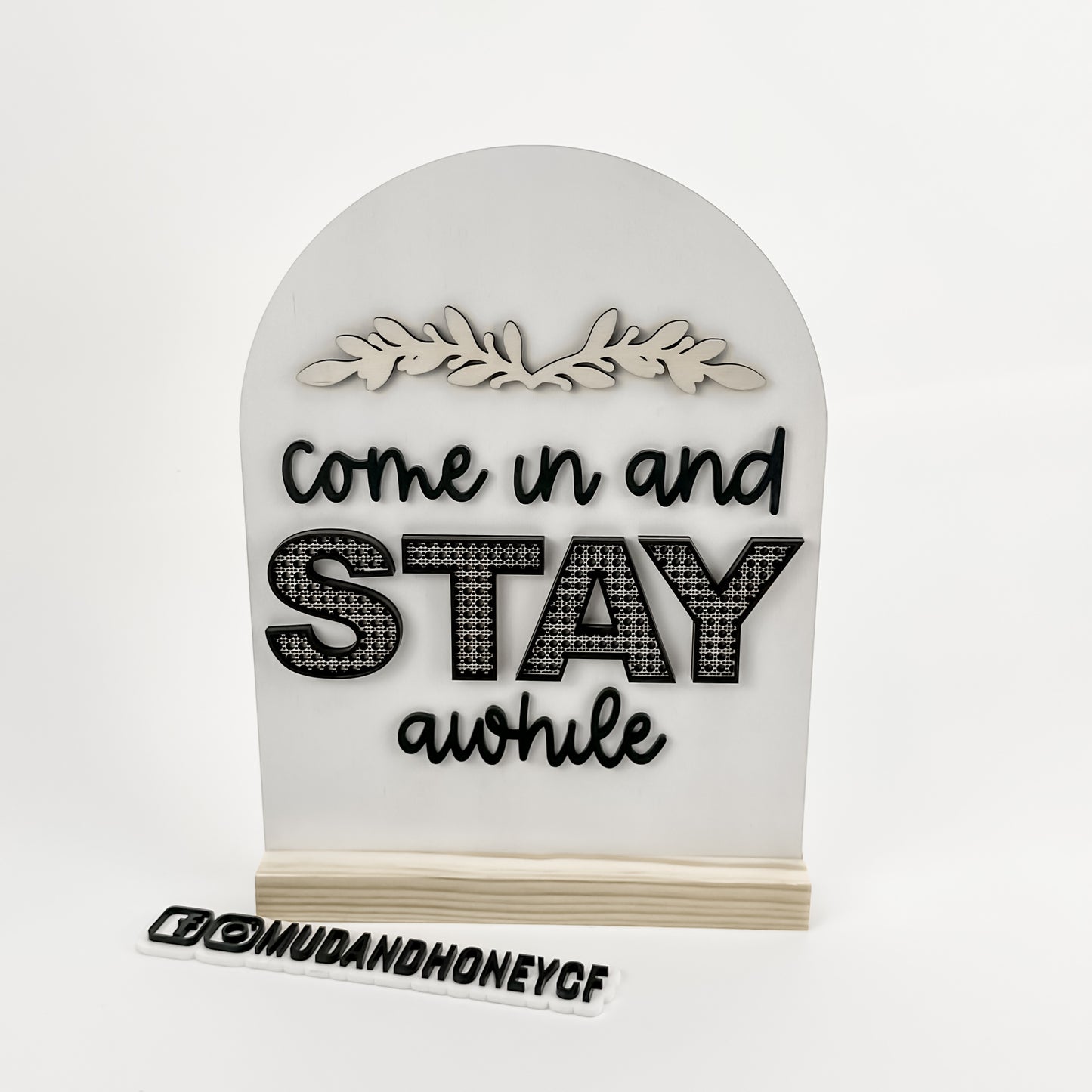 Stay Awhile - Arch Sign