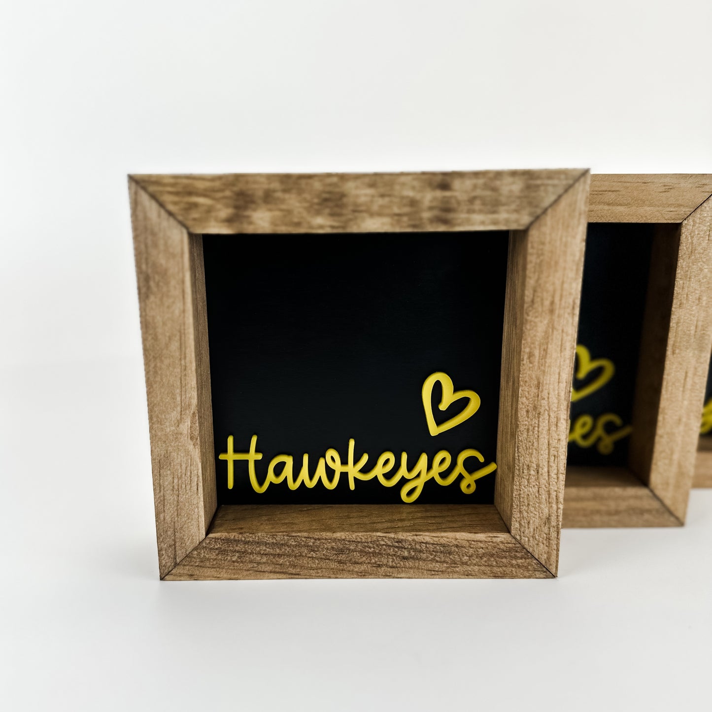 Hawkeyes - 6" SS Square Sign